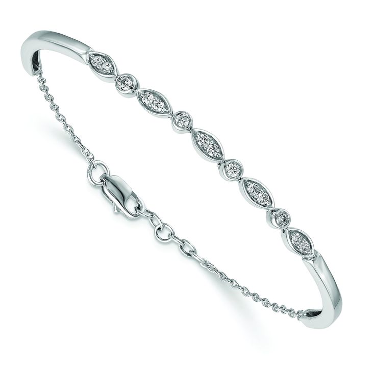 14k White Gold Diamond Bangle BraceletPRODUCT INFORMATIONMetal: 14k White Gold Diamond Bangle Bracelet, Diamond Bangles Bracelet, Bangle Designs, Diamond Bangle, Bangles Jewelry, White Gold Diamonds, Quality Jewelry, Bangle Bracelet, Gold Ring