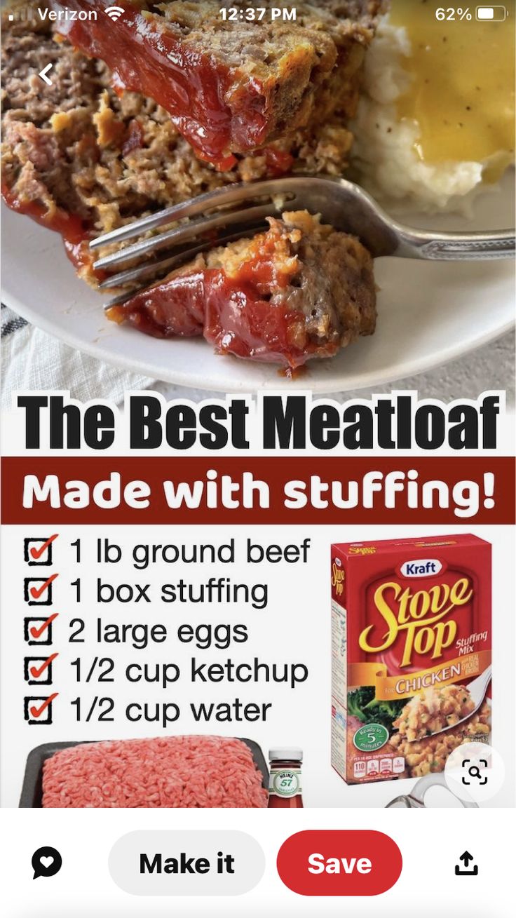 the best meatloaf made with stuffing is on sale for $ 2 99 each