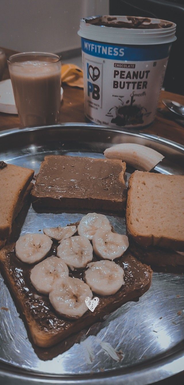 peanut butter and jelly sandwiches on a metal tray