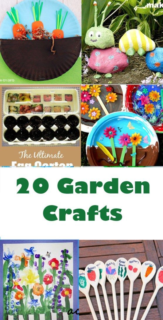 the ultimate 20 garden crafts for kids