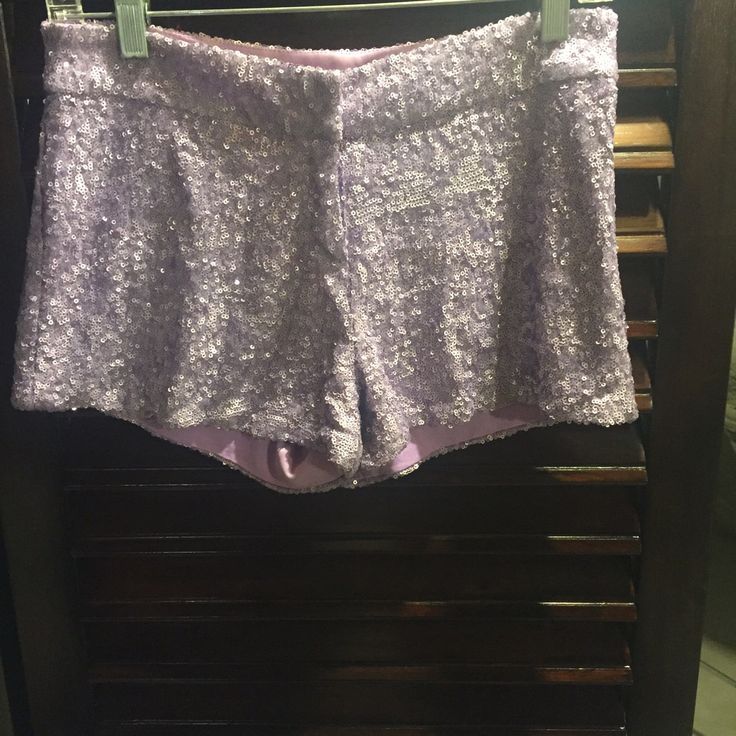 Never Worn Lavender Colored Sequin Tap Shorts. Very Cute. Fit A Size Small (4). 8” Rise, 2.5” Inseam, Waist Approx 29” (With Some Stretch) Tap Shorts, Cute Fit, Lavender Color, Color Purple, Tap, Sequin, Lavender, Size 4, Womens Shorts