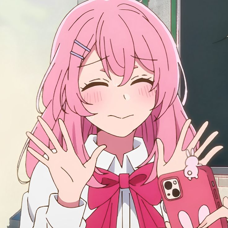 Characters With Pink Hair, Pink Hair Anime, Girl With Pink Hair, Anime Hair, Discord Server, Cute Profile Pictures, Anime Oc, Fanarts Anime, Cute Anime Pics