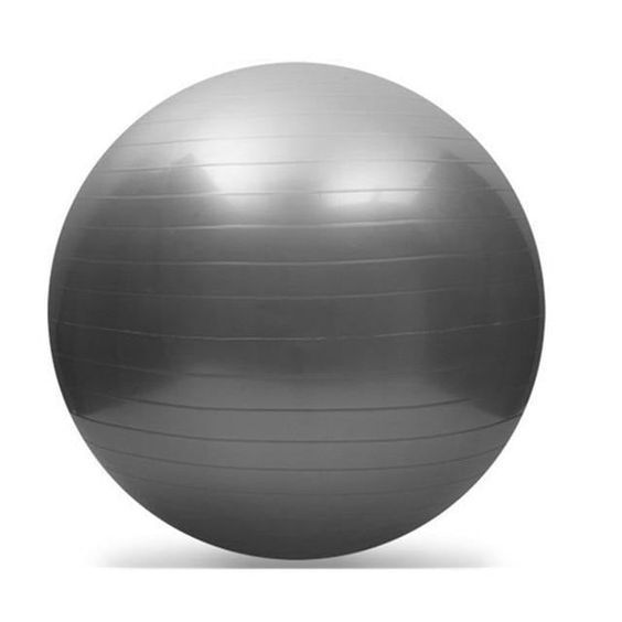 an exercise ball on a white background