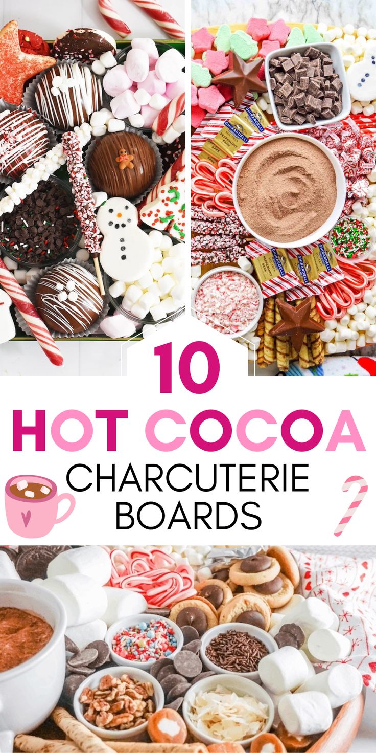 the top ten hot cocoa charcuterie boards