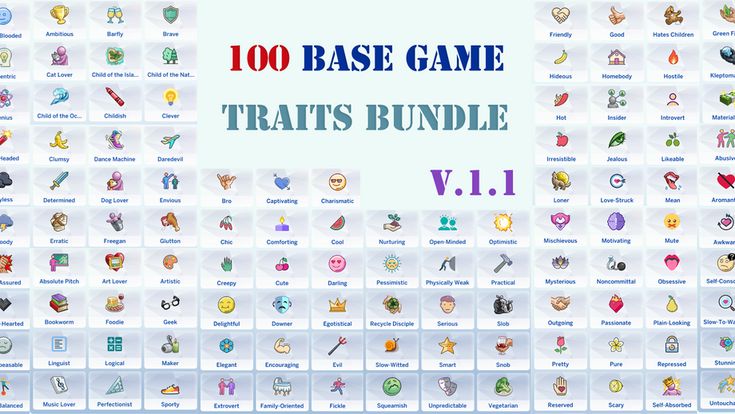 the 100 base game tarts bundle is shown in this graphic style, with many different items