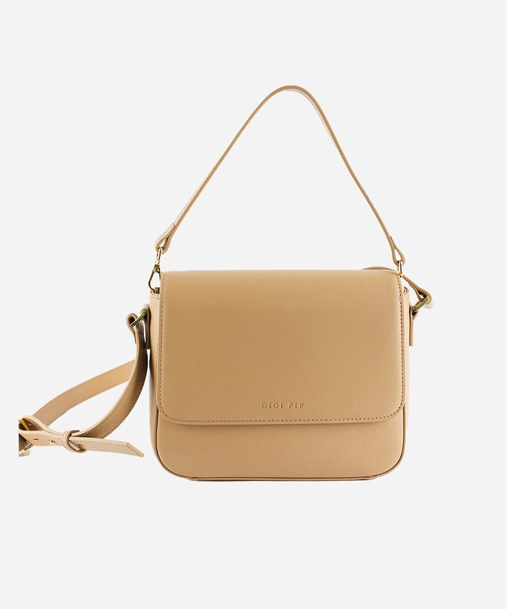 Gigi Pip luxury everyday bags for women - Rhys Crossbody Bag - 100% genuine leather everyday crossbody bag featuring gigi pip embossed + gold plated metal hardware [tan] Modern Top Handle Saddle Bag With Removable Pouch, Modern Everyday Crossbody Saddle Bag, Modern Saddle Bag With Adjustable Strap And Top Handle, Modern Crossbody Saddle Bag With Detachable Strap, Modern Crossbody Camera Bag For On-the-go, Modern Crossbody Camera Bag For Everyday Use, Modern Crossbody Satchel, Modern Top Handle Saddle Bag For Everyday Use, Elegant Crossbody Camera Bag With Removable Pouch