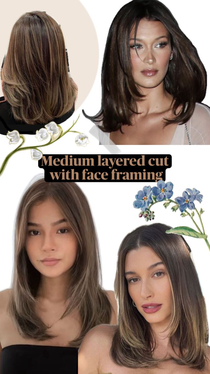 90s Layered Blowout Hair Medium, Soft Front Layers Medium Hair, Long Bob On Wavy Hair, Haircut Style Ideas, Basic Layered Haircut, Mid Length Haircut For Oval Face, Chic Medium Haircut, News Anchor Hair, Hair To Collar Bone