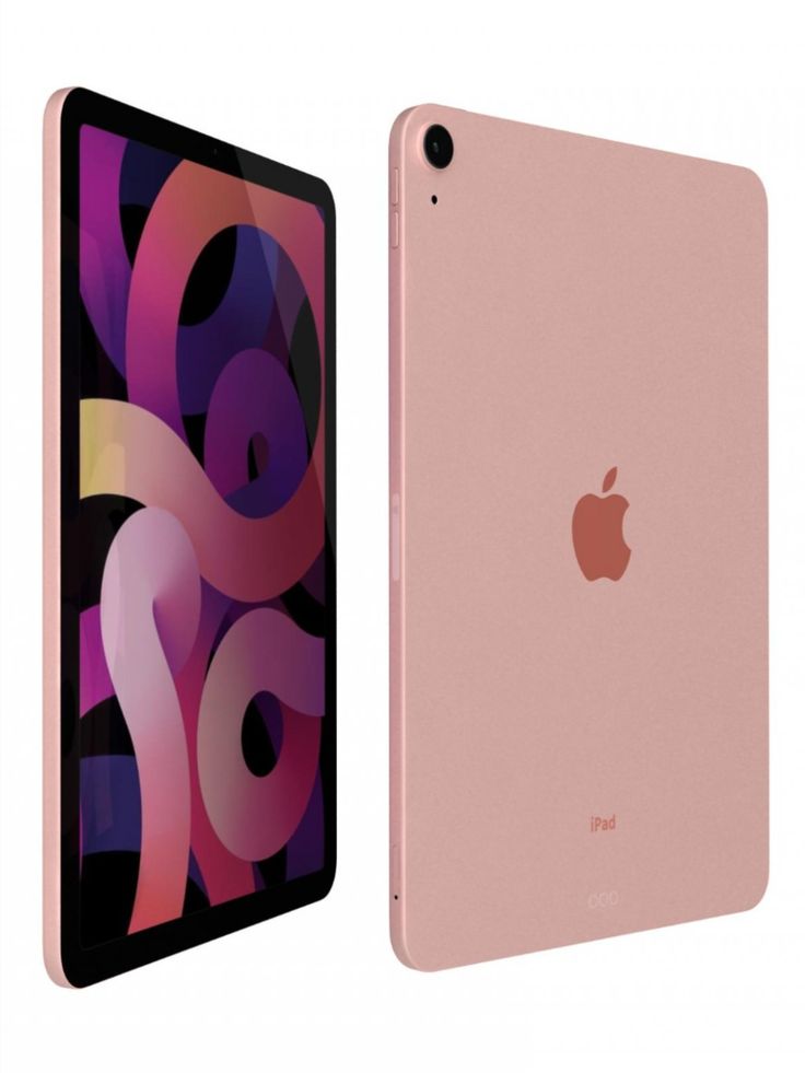 the new ipad air is shown in pink