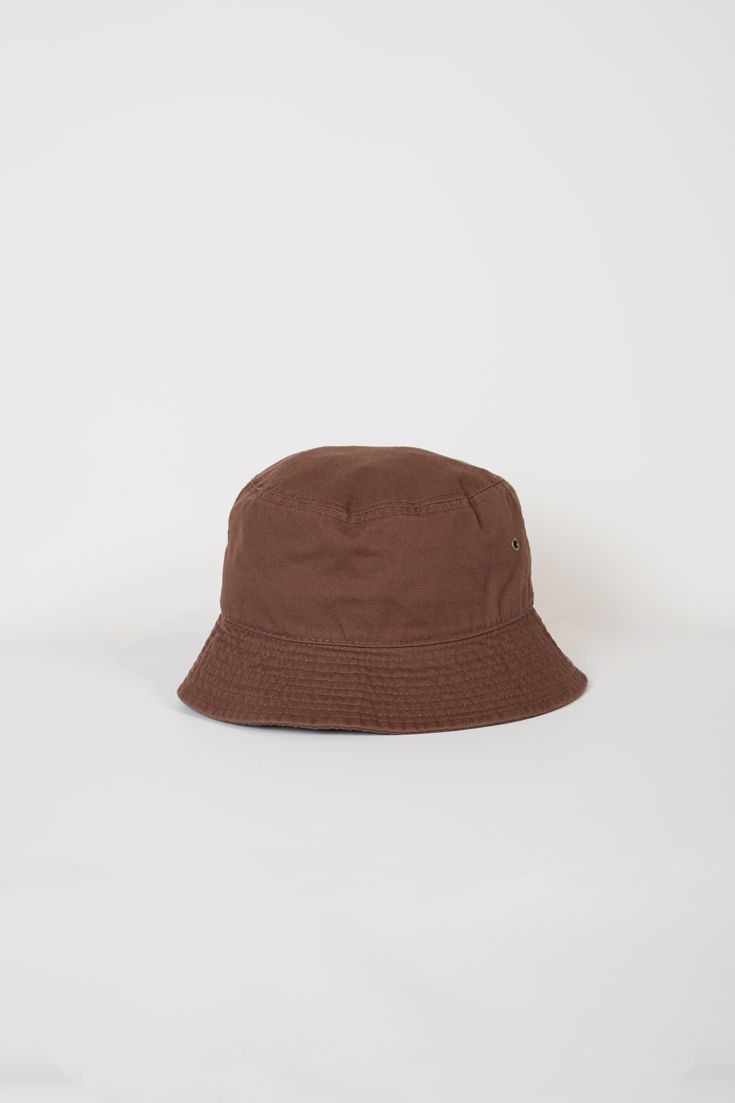 100% Cotton Foldable One size fits all Adjustable Cotton Bucket Hat One Size, Cotton Bucket Hat One Size, Casual Cotton Sun Hat One Size, Casual Cotton Sun Hat, Everyday Cotton Hats One Size, Cotton Hats For Everyday, One Size Fits All, Cotton Hats One Size For Everyday, Brown Cotton Bucket Hat With Short Brim, Classic Cotton Bucket Sun Hat