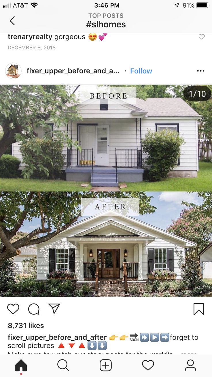 the homepage for an app that is selling real estate in texas, with two pictures of