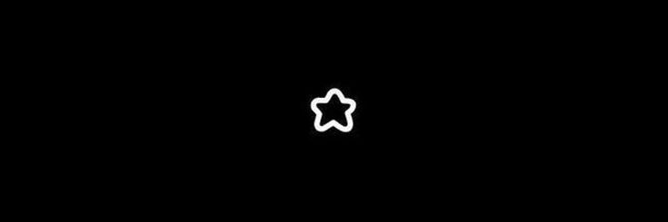 a black background with a white star in the middle