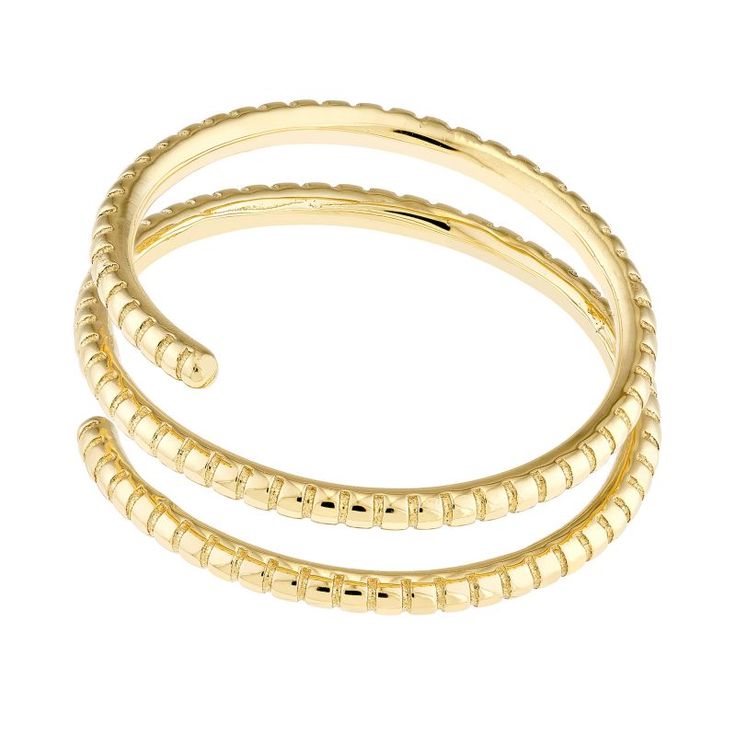 This delicate and beautiful 14k gold textured wire wrap ring is an exceptional way to subtly and stylishly accessorize any look. Click on this JEWELRY & WATCHES GUIDE to learn about fit, styles, materials and more! This delicate and beautiful 14k gold textured wire wrap ring is an exceptional way to subtly and stylishly accessorize any look. Click on this JEWELRY & WATCHES GUIDE to learn about fit, styles, materials and more! FEATURES Width: 12.75 mm Sizes: 6, 7, 8 Shank style: split Band fit: s Gold Spiral Stackable Rings, Elegant 14k Gold Wire Wrapped Rings, Elegant Spiral Yellow Gold Ring, 14k Gold Wire-wrapped Rings, Adjustable Spiral Yellow Gold Ring, Wire Wrapped 14k Gold Rings, Elegant Gold Spiral Stackable Rings, Elegant Spiral Stackable Rings, Modern Yellow Gold Spiral Ring