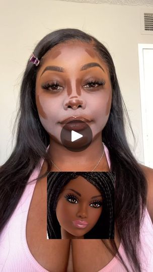 315K views · 45K reactions | Black Barbie Transformation 💕💗🎀

#1minutemakeup #makeup_clips #melaninbeautiesunite #makeupartistsworldwide
#blackgirlmakeup #makeupforblackwomen #makeupformelaningirls | Lawrencia | Nicki Minaj · Barbie World (with Aqua) [From Barbie The Album] [Instrumental] Barbie Transformation, Makeup Clips, Born This Way Concealer, Calamine Lotion, Nicki Minaj Barbie, Born This Way, Black Barbie, Makeup For Black Women, Barbie World