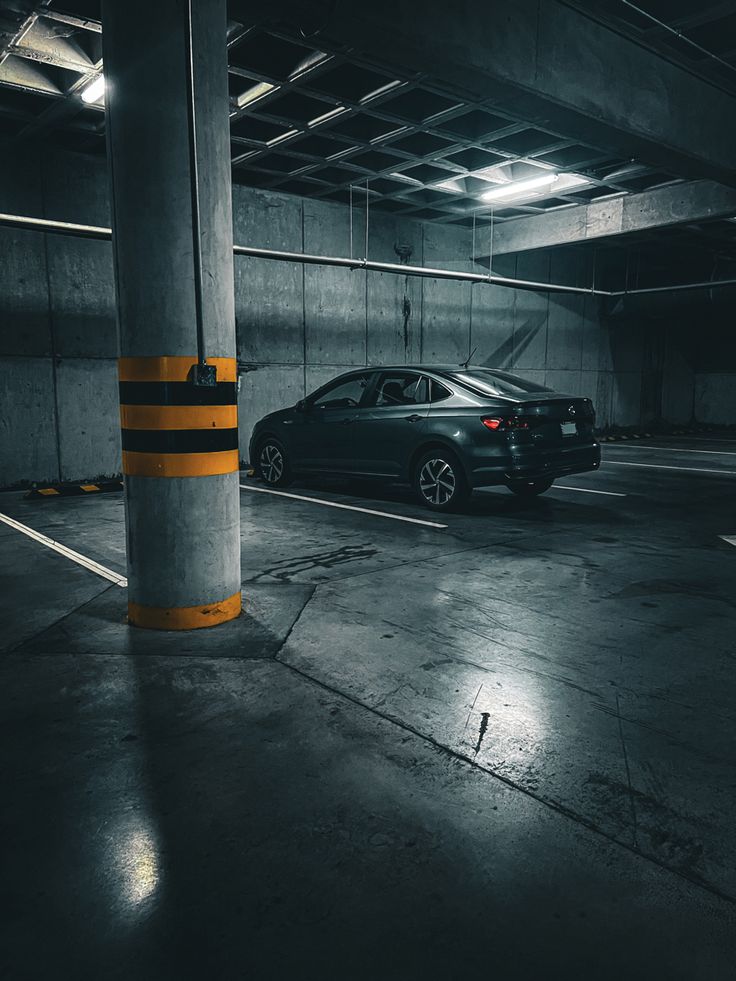 Car, dark filter, underground parking Car Park Photography, Car Photography Studio, Car Meet Photography, Underground Parking Photoshoot, Urban Dystopia, Underground Parking Lot, Mystery Gang, Car Photoshoot, Underground Parking