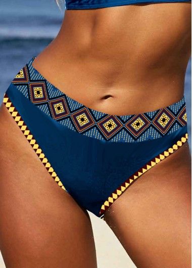 Color:Peacock Blue;Size:XL;Size:XXL;Package Contents:1 X Bikini Bottom; Bohemian Swim Bottoms For Beach Season, Bohemian Fitted Tankini For Beach Season, Bohemian Fitted Tankini For Vacation, Blue Swimwear With Bold Print For Beach, Bohemian Printed Tankini For Poolside, Bohemian Stretch Swimwear For Sunbathing, Bohemian Stretch Swimwear For Beach Season, Bohemian Stretch Swimwear For Vacation, Bohemian Tankini For Beach Party