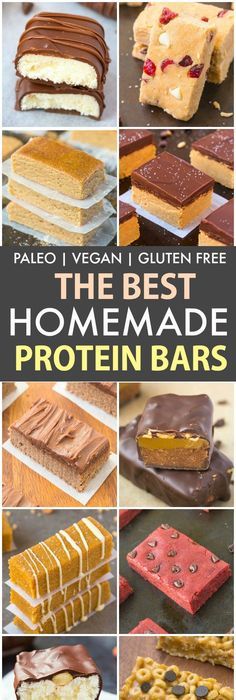 the best homemade protein bar recipe book