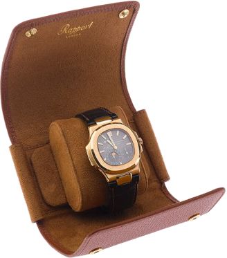 Rapport - Berkeley Leather Watch Roll | D191 Timeless Chronograph Watch Accessories For Travel, Luxury Brown Business Watch, Luxury Brown Business Watches, Luxury Travel Watches With Subdials, Luxury Chronograph Watch Accessories For Travel, Luxury Watches With Subdials For Travel, Luxury Brown Watches With Subdials, Luxury Brown Watches With Leather Strap, Luxury Travel Watch With Round Dial