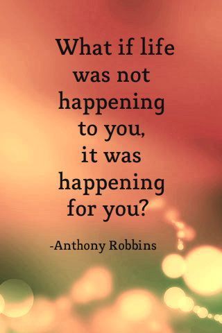 an image with the quote what if life was not happening to you, it was happening for