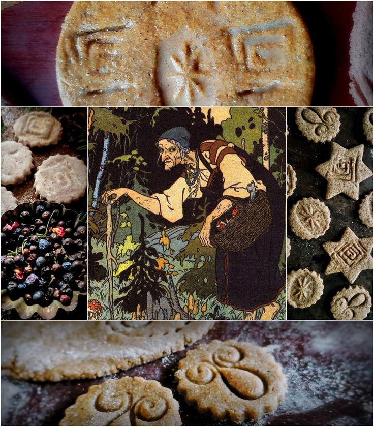 an assortment of pastries and cookies with pictures of people in the background, including one man