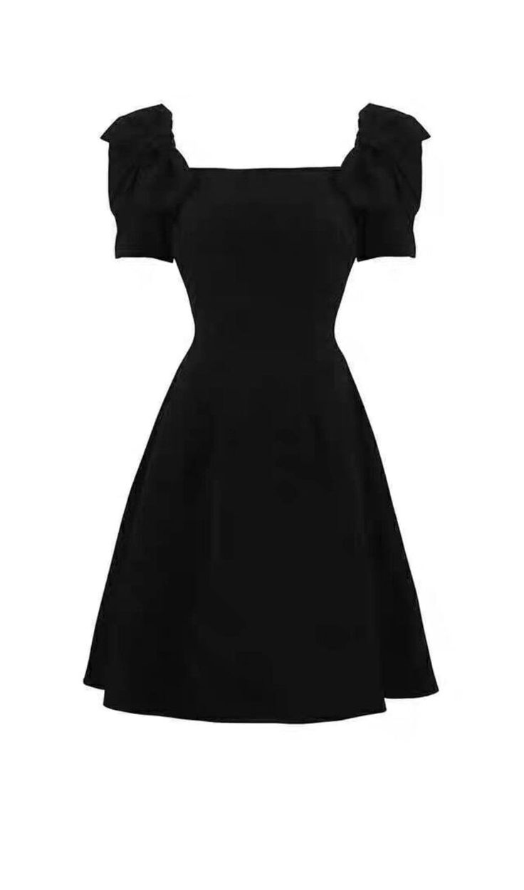 PATCHWORK BOW-EMBELLISHED MIDI DRESS IN BLACK Black Puff Sleeve Midi Dress For Cocktail, Solid Color Puff Sleeve Knee-length Dress For Evening, Formal Solid Color Puff Sleeve Mini Dress, Black Puff Sleeve Dress For Evening With Fitted Bodice, Solid Color Knee-length Puff Sleeve Dress For Evening, Knee-length Puff Sleeve Dress For Evening, Elegant Pleated Puff Sleeve Dress In Solid Color, Black Midi Puff Sleeve Dress For Party, Solid Knee-length Puff Sleeve Dress For Evening