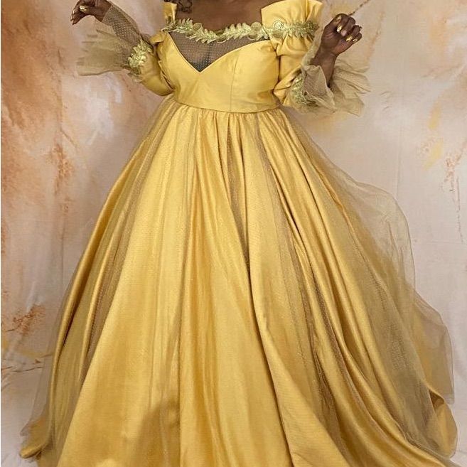 Dress Length 60 ,Waist 39 ,Dress Sleeve 26,Bust 40 D Yellow Fitted Maxi Dress For Banquet, Fitted Yellow Maxi Dress For Banquet, Yellow Floor-length Gown For Banquet, Yellow Floor-length Gown For Banquets, Yellow Long Sleeve Party Gown, Yellow Fitted Gown For Evening Dress, Yellow Maxi Length Evening Dress For Gala, Fitted Yellow Ball Gown, Yellow Fitted Ball Gown