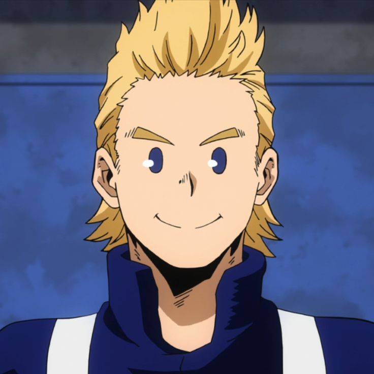 an anime character with blonde hair and blue eyes