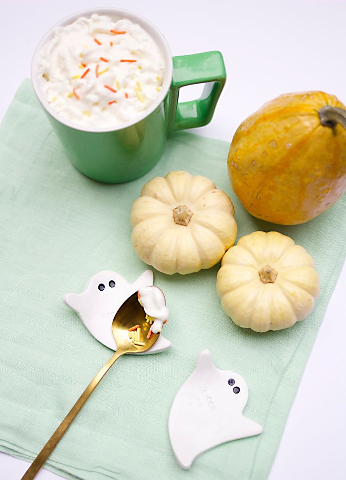 an instagram page with pumpkins, whipped cream and other food items on it