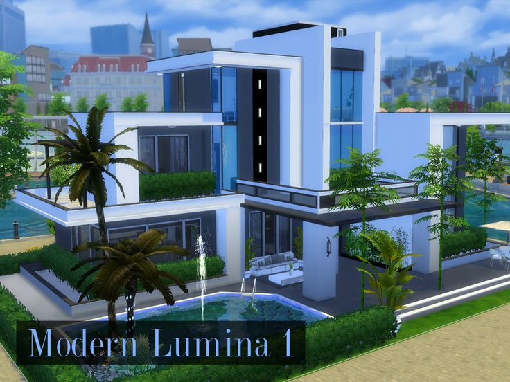 the modern lumina 1 house is shown in this image