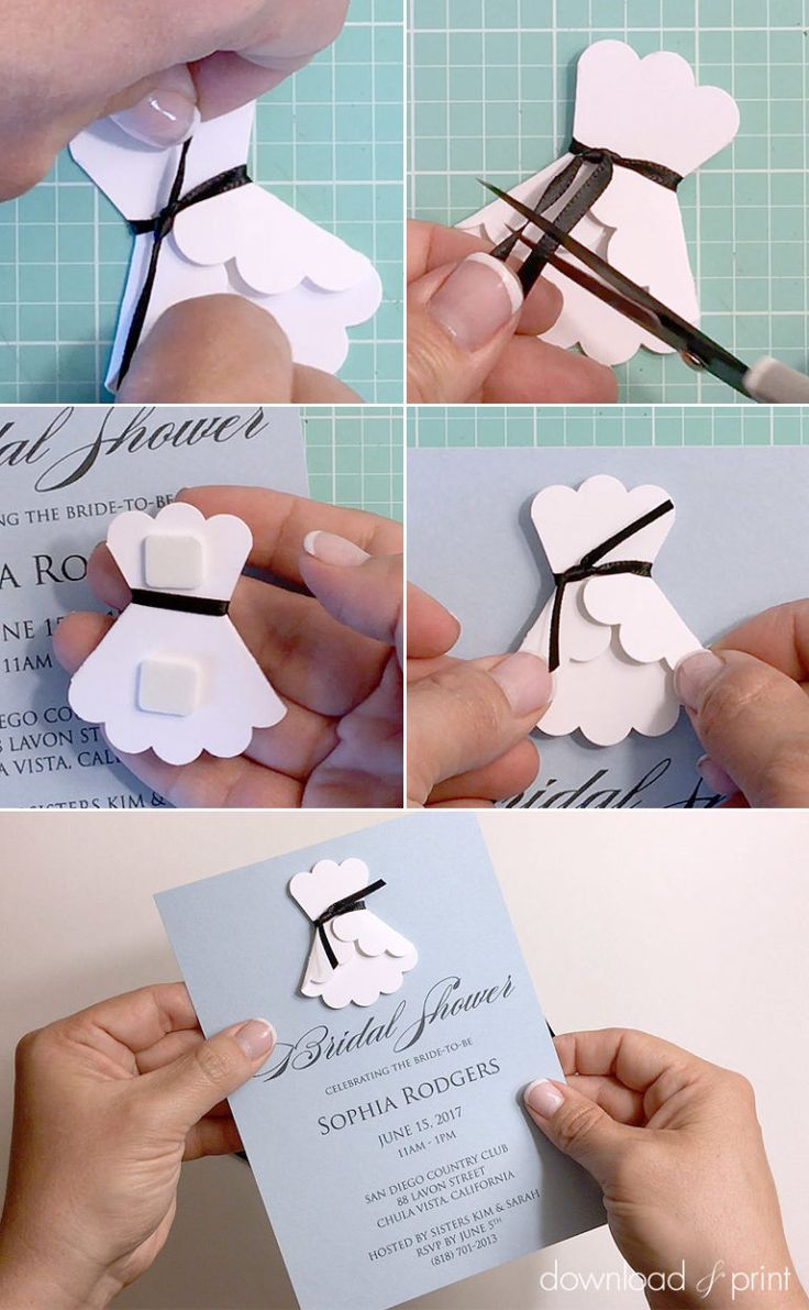 the instructions for how to make an origami bride and groom card with scissors