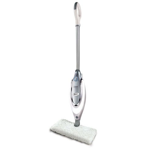 a silver vacuum cleaner on a white background