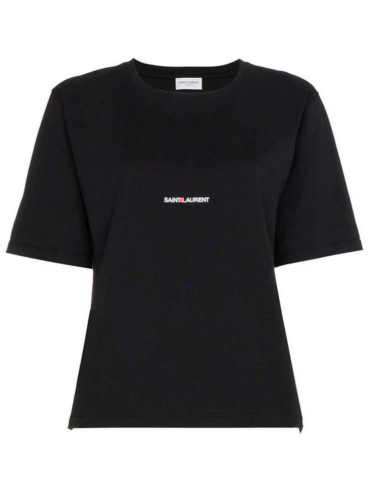 a black t - shirt with the words saint laurent on it