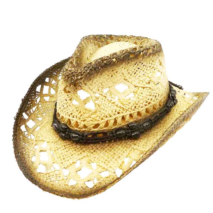 Small Size Macrame Straw Cowboy Hat - Milani Hats Cowboy Hat Milani Hats KST-011 Beige Small Western Mini Hats For Summer Rodeo, Southern Style Straw Hat With Short Brim For Beach, Western Mini Hats For Summer Country Events, Western Style Mini Hats For Summer Country Events, Southern Style Short Brim Straw Hat For Beach, Western Straw Hat With Short Brim, Short Brim Straw Hat For Western-themed Events, Western Mini Hats With Curved Brim For Summer, Summer Rodeo Mini Hat With Short Brim