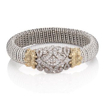 The Queen of Vahan bracelets!  Serious arm candy. Vahan Bracelets, Nolan Miller Jewelry, Bracelets Style, Gold Diamond Bracelet, Silver Diamond Bracelet, Art Deco Bracelet, Diamond Bangles Bracelet, Bracelets Gold Diamond, Wide Bracelet