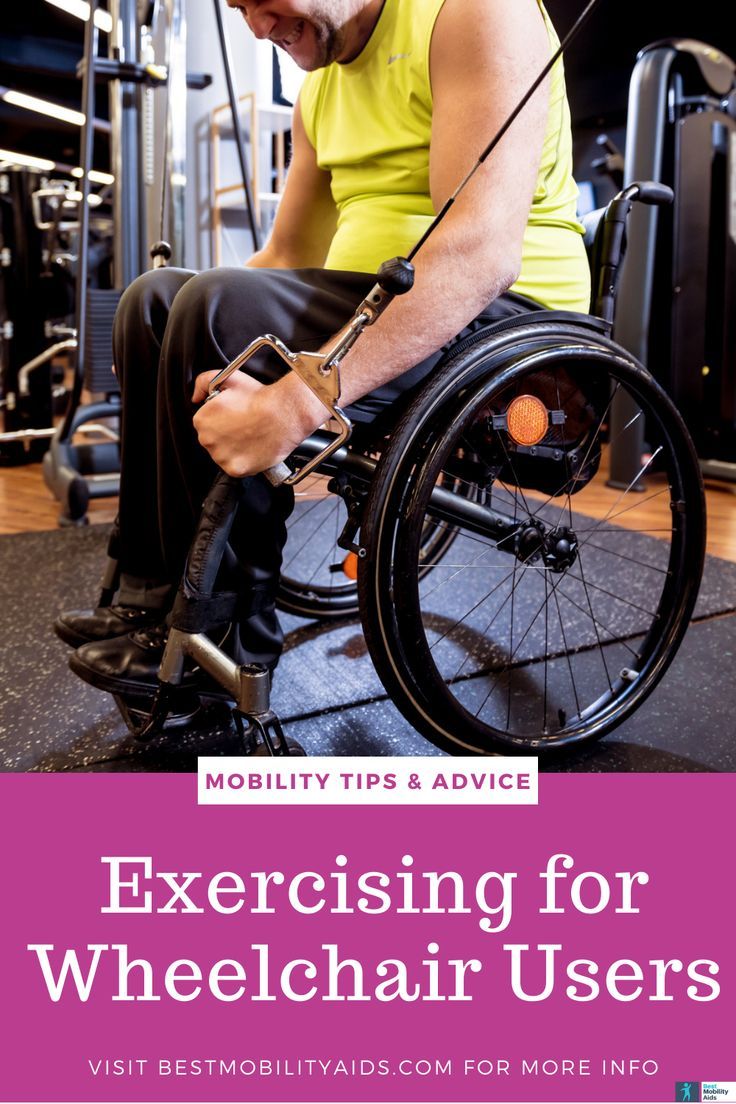 Being confined to a wheelchair does not mean that you should be excluded from living a healthy lifestyle. Learn how to remain active and fit in this wheelchair exercise guide. #disability #WheelchairExercise #StayingFit Wheelchair Exercises Workouts, Wheelchair Cardio, Wheelchair Yoga, Wheelchair Hacks, Wheelchair Exercises, Living A Healthy Lifestyle, Seated Exercises, Wheelchair Accessories, Chair Exercises