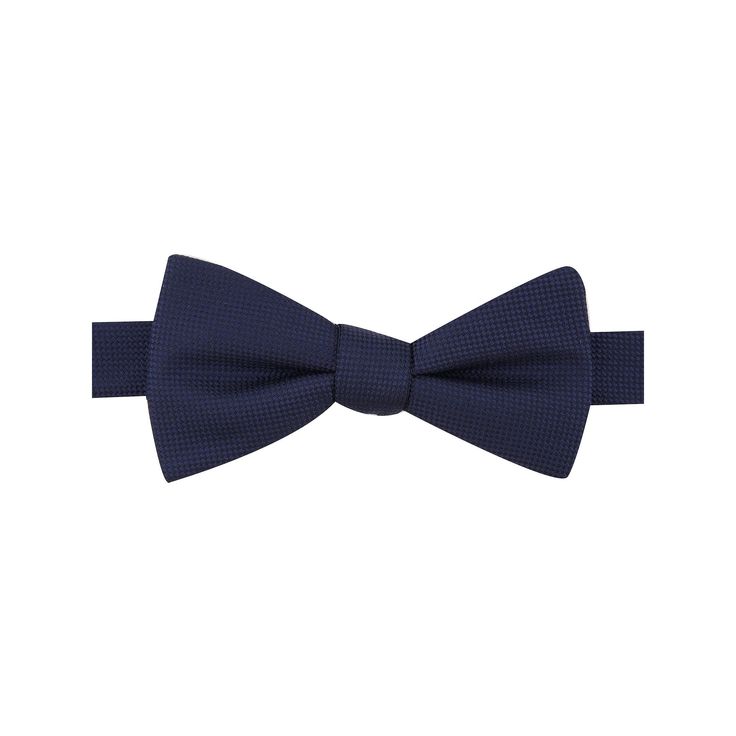 Look your absolute best while wearing this pre-tied bow tie from Bespoke. Look your absolute best while wearing this pre-tied bow tie from Bespoke. Pre-tied design Adjustable strapFABRIC & CARE Polyester Spot clean Imported Size: One Size. Color: Navy Oxford. Gender: male. Age Group: adult. Pattern: Solid. Classic Adjustable Bow Ties, Classic Pre-tied Decorative Bow, Adjustable Pre-tied Bow Tie, Adjustable Pre-tied Decorative Bow, Pre-tied Decorative Bow Tie For Black Tie Events, Dapper Adjustable Bow For Black Tie Events, Adjustable Dapper Bow For Black Tie Events, Classic Pre-tied Butterfly Knot Bow Tie, Classic Adjustable Bow With Bow Tie Back