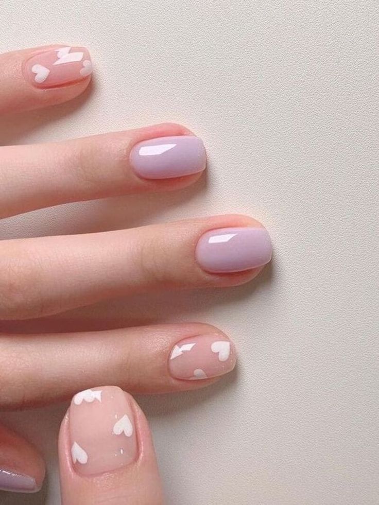 Light Purple Nails, Hard Nails, Lavender Nails, Happy Nails, Beige Nails, Simple Gel Nails, Minimal Nails, Casual Nails, Blush Nails