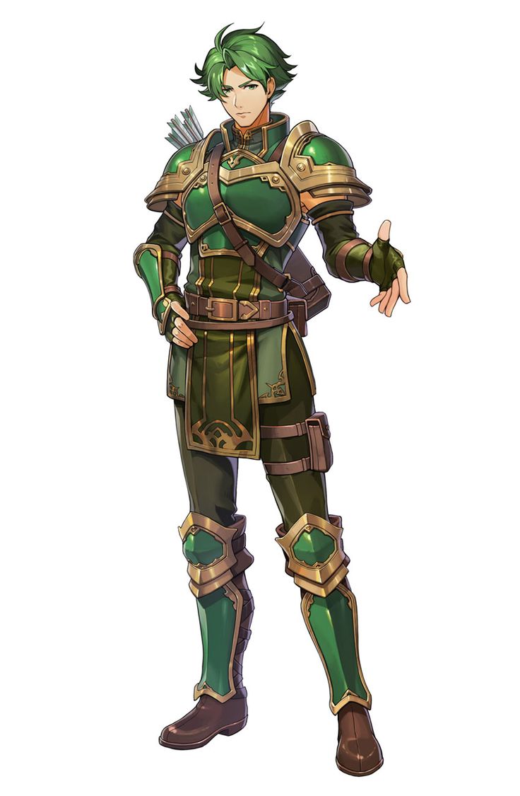 an image of a woman in green armor