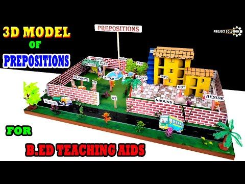 3D MODEL OF PREPOSITION FOR TLM || B.ED TEACHING AIDS || PROJECT SOLUTION - YouTube Preposition Project Ideas, Preposition Tlm, Teaching Prepositions Activities, Teaching Aids Ideas Activities, Prepositions Activities, English Models, Teaching Prepositions, English Comprehension, Science Exhibition Projects