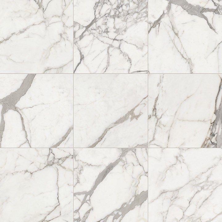 white marble tiles that look like they have been polished