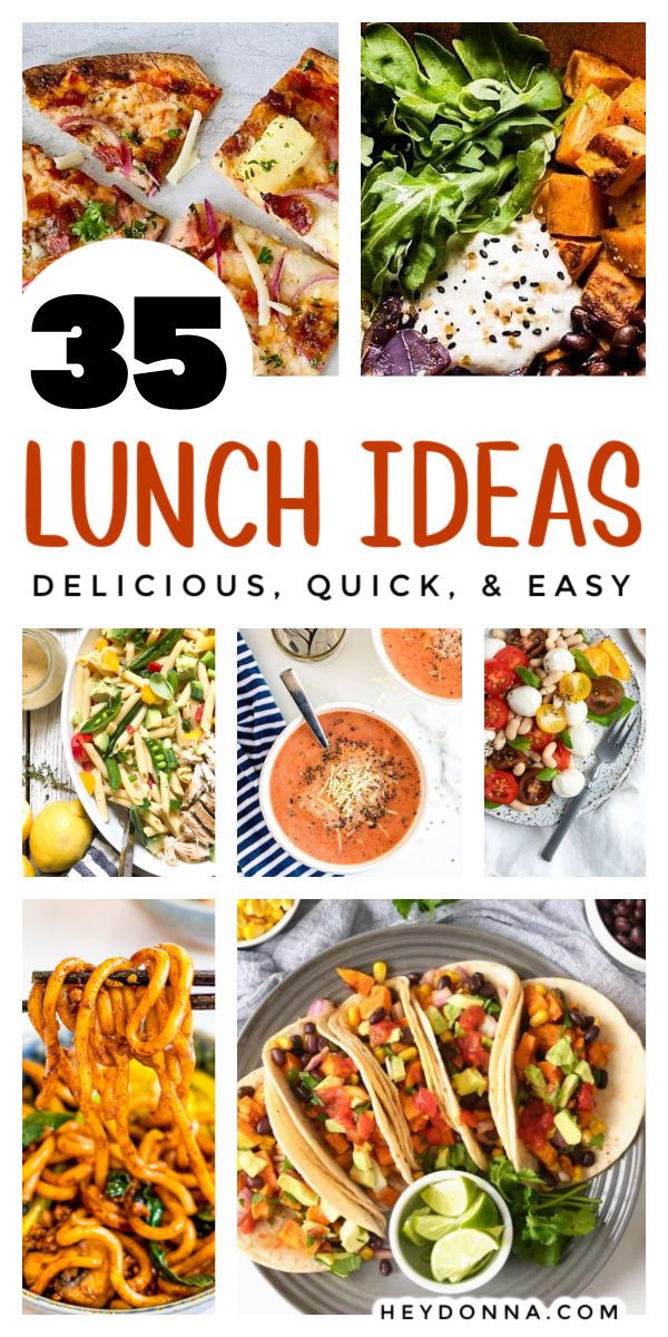 25 lunch ideas that are delicious, quick and easy to make for the whole family