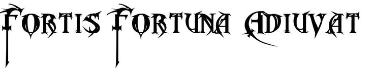 the logo for fort's fortune adventure, which is written in black and white