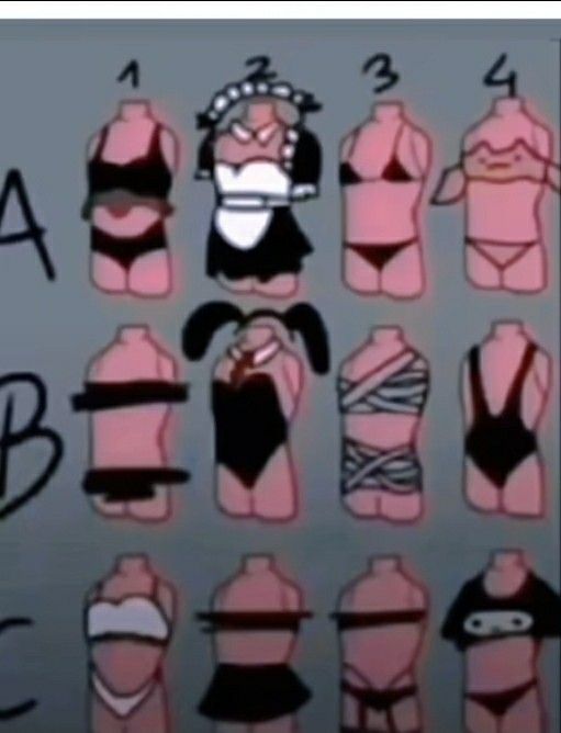 the instructions for how to draw swimsuits and bathing suits in cartoon form,