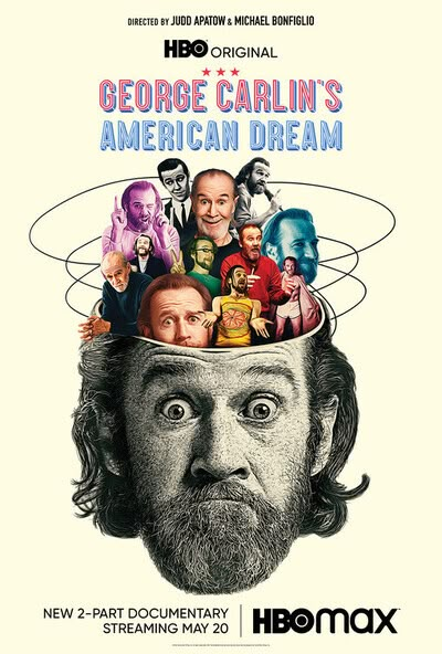 the poster for george carlin's american dream