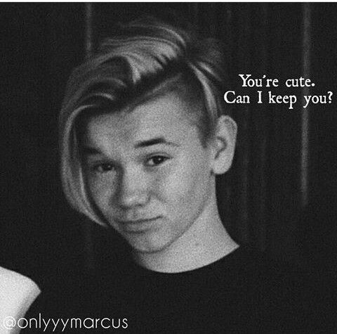 a black and white photo of a young boy with a quote above it that says you're cute can i keep you?