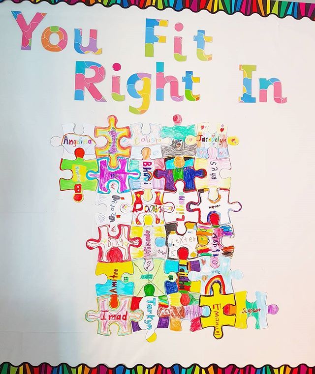 a poster with letters and numbers on it that says you fit right in the middle