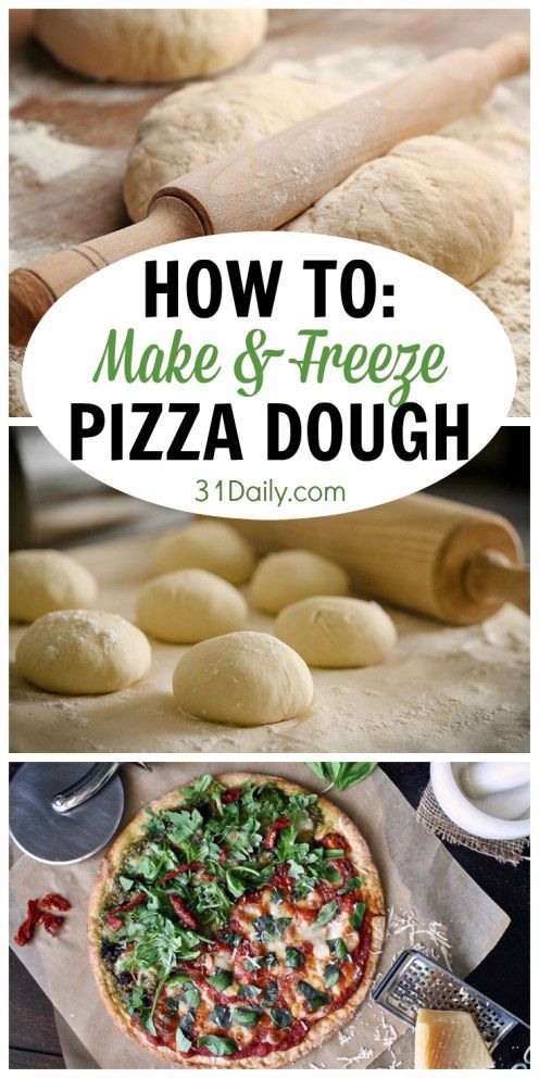 how to make and freeze pizza dough in 3 easy steps with instructions for beginners