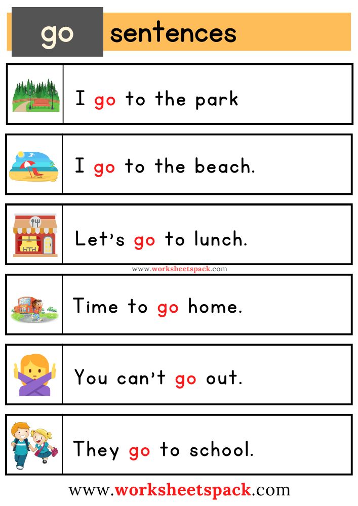 Sight Word Sentences Worksheets with Go Easy Sentences For Kindergarten, Making Sentences Worksheets, Small Sentences For Kids, Simple Sentences For Kindergarten, Cvc Stories, Sight Word Sentence Cards, Integer Games, Reading Activities For Kids, Sentence Making