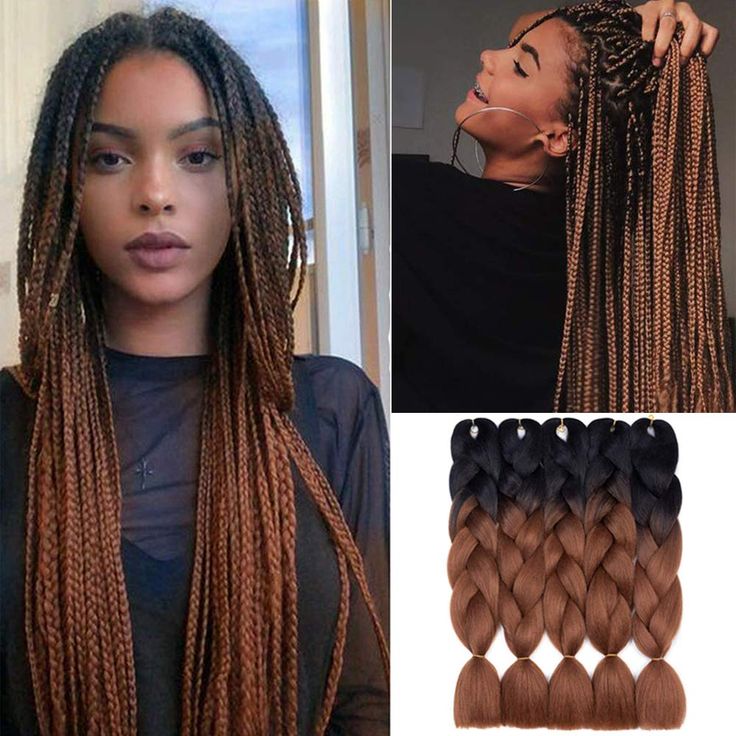 Brown Box Braids, Ombre Box Braids, Elegance Hair, African Elegance, Kanekalon Braiding Hair, Jumbo Braiding Hair, Ombre Braid, Box Braids Hairstyles For Black Women, Box Braid