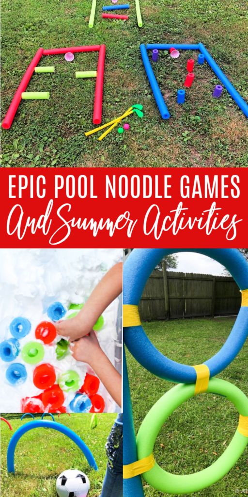 an outdoor game for kids to play in the yard and on the grass with text overlay