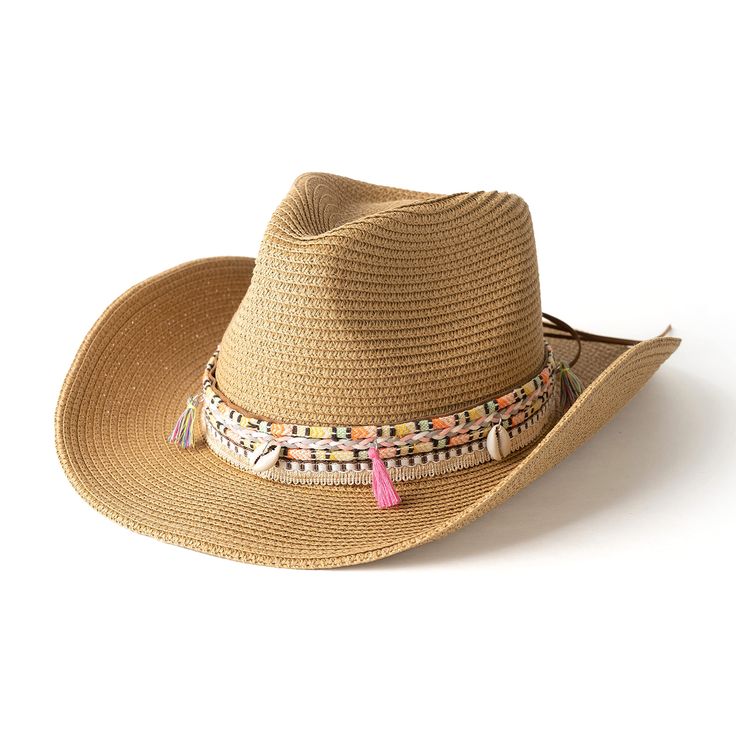 PRICES MAY VARY. Material: The wide brim cowboy straw hat straw sun hat is made of breathable paper straw which makes it lightweight and flexible;Tight braiding ensures durability and shape Cowboy sun hat: This straw sun hats can provide UPF 50 rated protection; hat circumference: 57-58cm/22.44-23.83", Brim Width: 8cm/3.15"Height:12cm/4.72" wide brim shading your face and neck to block the sunlight, the Panama hats would help you keep cool in summer; So the straw fedora for men and women is a ne Beaded Straw Hat, Straw Beach Hats, Cowboy Straw Hat, Womens Beach Hat, Gardening Hat, Straw Hat Beach, Straw Fedora Hat, Straw Cowboy Hat, Travel Hat